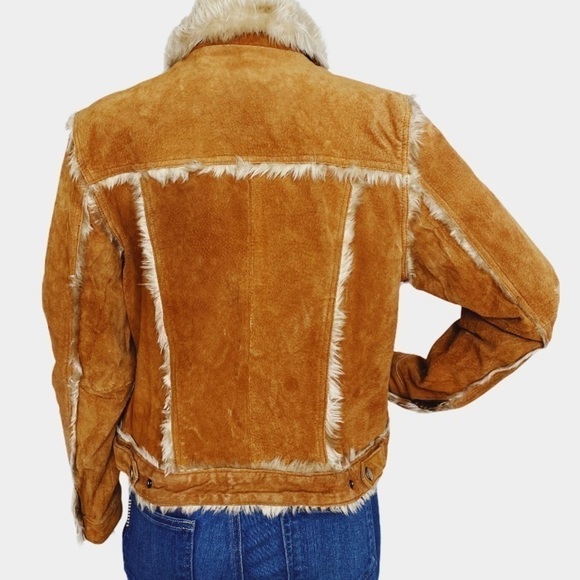 NEUTRAL Zone Fur Leather Jacket Medium - Picture 2 of 2